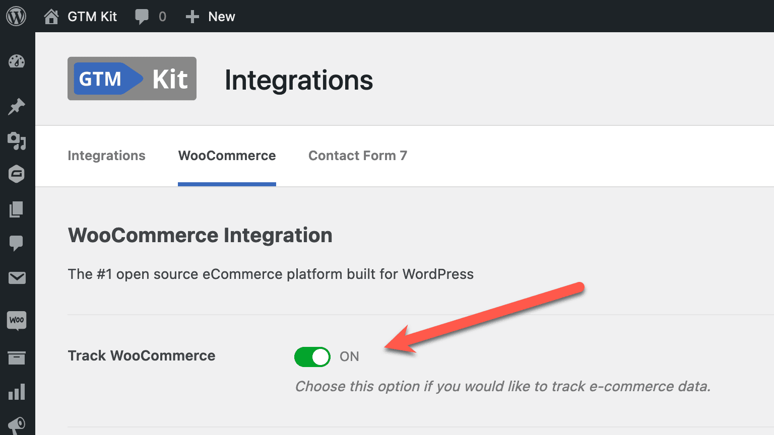 GTM WooCommerce integration